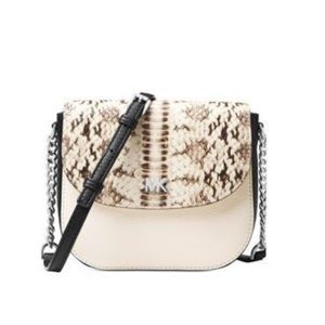 Michael Korda snake skin cross body!
